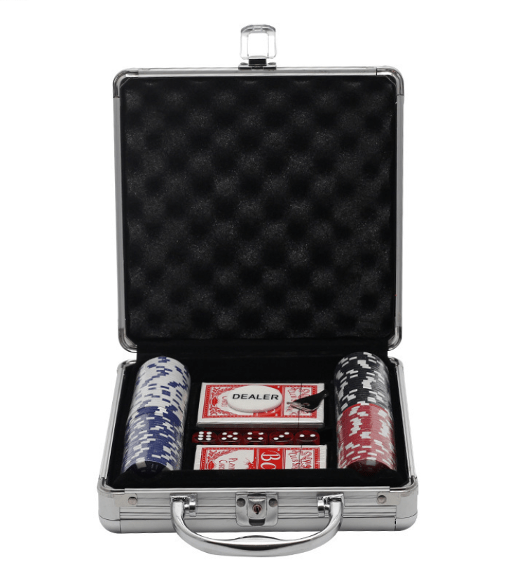 High quality wholesale portable hot selling aluminum 1000 poker chip case